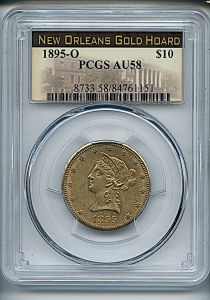 Liberty Eagle, $10, 1895 - O, 8733, Obverse