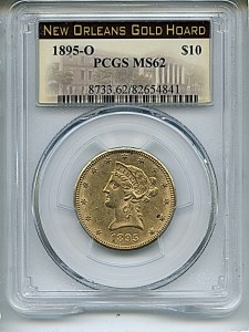 Liberty Eagle, $10, 1895 - O, 8733, Obverse