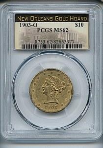 Liberty Eagle, $10, 1903 - O, 8753, Obverse