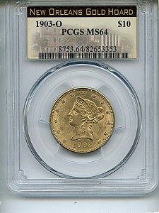 Liberty Eagle, $10, 1903 - O, 8753, Obverse