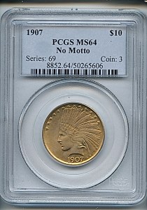 Princess Eagle, $10, 1907 - , 8852, Obverse