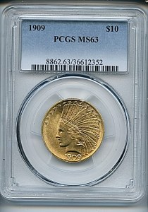 Princess Eagle, $10, 1909 - , 8862, Obverse