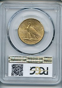 Princess Eagle, $10, 1916 - S, 8880, Reverse