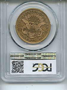 Liberty Double Eagle, $20, 1868 - , 8953, Reverse