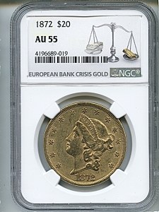 Liberty Double Eagle, $20, 1872 - , 8963, Obverse