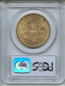 Liberty Double Eagle, $20, 1876 - , 8976, Reverse