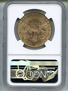 Liberty Double Eagle, $20, 1879 - , 8988, Reverse