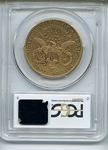 Liberty Double Eagle, $20, 1883 - CC, 8999, Reverse