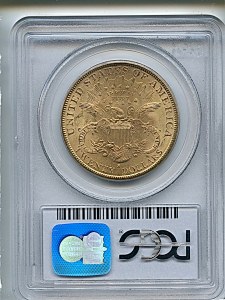 Liberty Double Eagle, $20, 1884 - S, 9002, Reverse