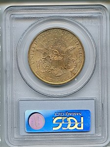 Liberty Double Eagle, $20, 1893 - S, 9024, Reverse