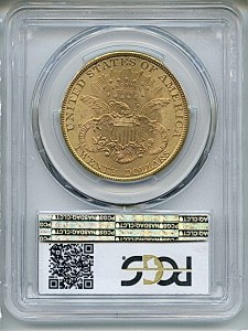 Liberty Double Eagle, $20, 1894 - , 9025, Reverse