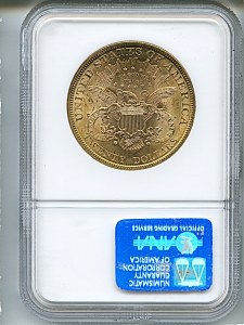 Liberty Double Eagle, $20, 1895 - , 9027, Reverse