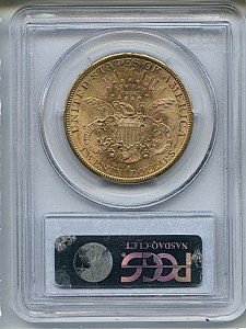 Liberty Double Eagle, $20, 1895 - S, 9028, Reverse