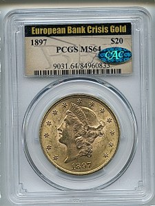 Liberty Double Eagle, $20, 1897 - , 9031, Obverse