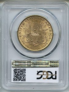 Liberty Double Eagle, $20, 1897 - S, 9032, Reverse