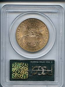 Liberty Double Eagle, $20, 1901 - , 9039, Reverse