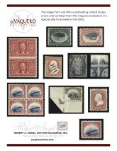 Auction Preview
The Vaquero Collection of United States Errors and Varieties