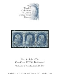 Sale No. 1006 — Siegel Auction Galleries