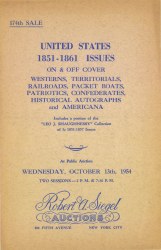 Sale No. 174 — Siegel Auction Galleries