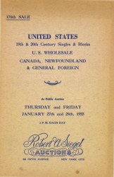 Sale No. 176 — Siegel Auction Galleries