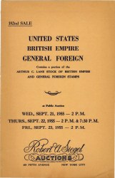 Sale No. 182 — Siegel Auction Galleries