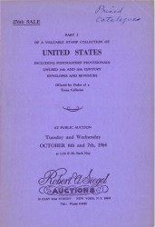 Sale No. 276 — Siegel Auction Galleries