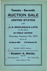 Sale No. 27 — Siegel Auction Galleries