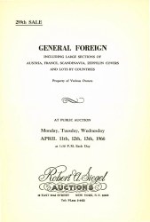 Sale No. 299 — Siegel Auction Galleries