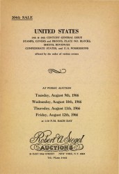 Sale No. 304 — Siegel Auction Galleries