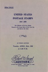 Sale No. 332 — Siegel Auction Galleries