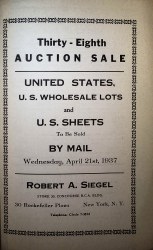 Sale No. 38 — Siegel Auction Galleries