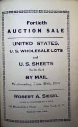 Sale No. 40 — Siegel Auction Galleries