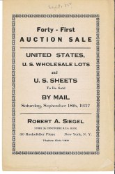 Sale No. 41 — Siegel Auction Galleries