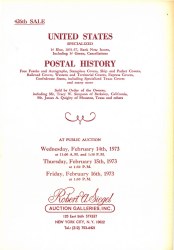 Sale No. 426 — Siegel Auction Galleries