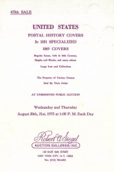 Sale No. 475 — Siegel Auction Galleries