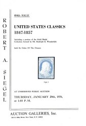 Sale No. 484 — Siegel Auction Galleries