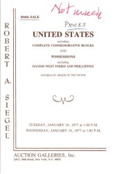 Sale No. 504 — Siegel Auction Galleries