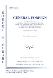 Sale No. 525 — Siegel Auction Galleries