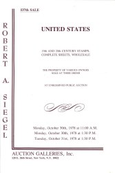 Sale No. 537 — Siegel Auction Galleries