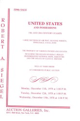 Sale No. 539 — Siegel Auction Galleries