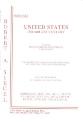 Sale No. 582 — Siegel Auction Galleries