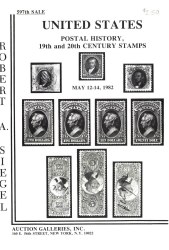 Sale No. 597 — Siegel Auction Galleries