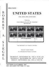 Sale No. 601 — Siegel Auction Galleries