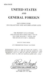 Sale No. 621 — Siegel Auction Galleries