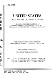 Sale No. 648 — Siegel Auction Galleries