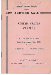 Sale No. 70 — Siegel Auction Galleries