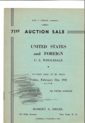 Sale No. 71 — Siegel Auction Galleries