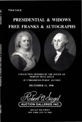 Sale No. 733 — Siegel Auction Galleries