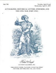 Sale No. 786 — Siegel Auction Galleries