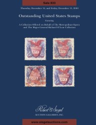 Sale No. 833 — Siegel Auction Galleries